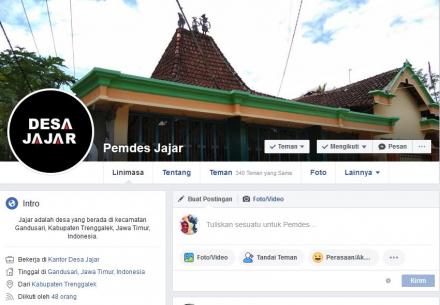 SOSIAL MEDIA RESMI PEMERINTAH DESA JAJAR